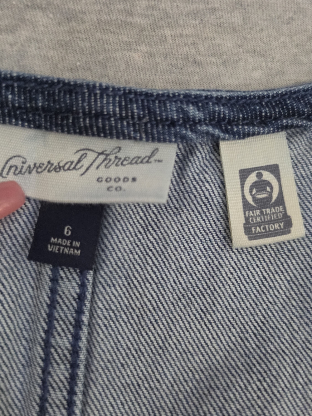 Universal Thread Sleeveless Denim Barrel-Leg Jumpsuit - Blue - Picture 2 of 10
